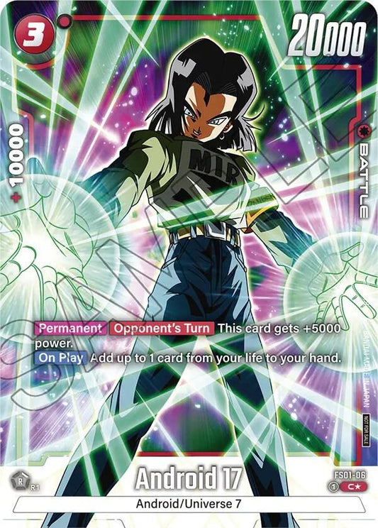Android 17 Tournament Pack Winner 01 FS01-06 (Tournament and Championship Promos)  - Holofoil