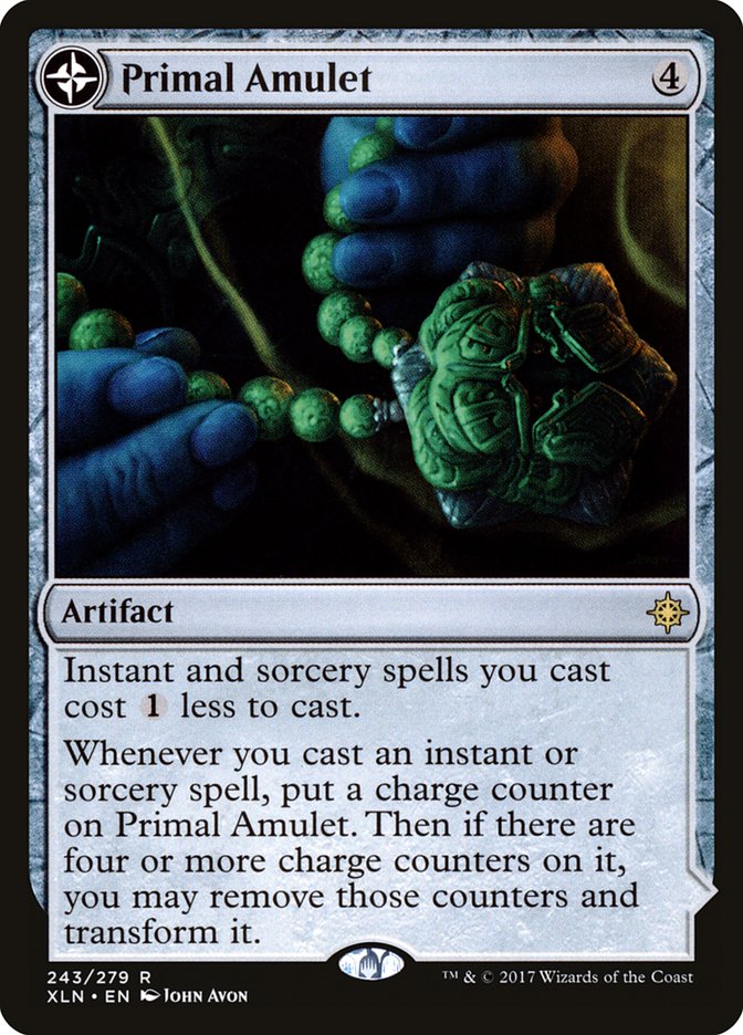Primal Amulet // Primal Wellspring 243 (Ixalan) 