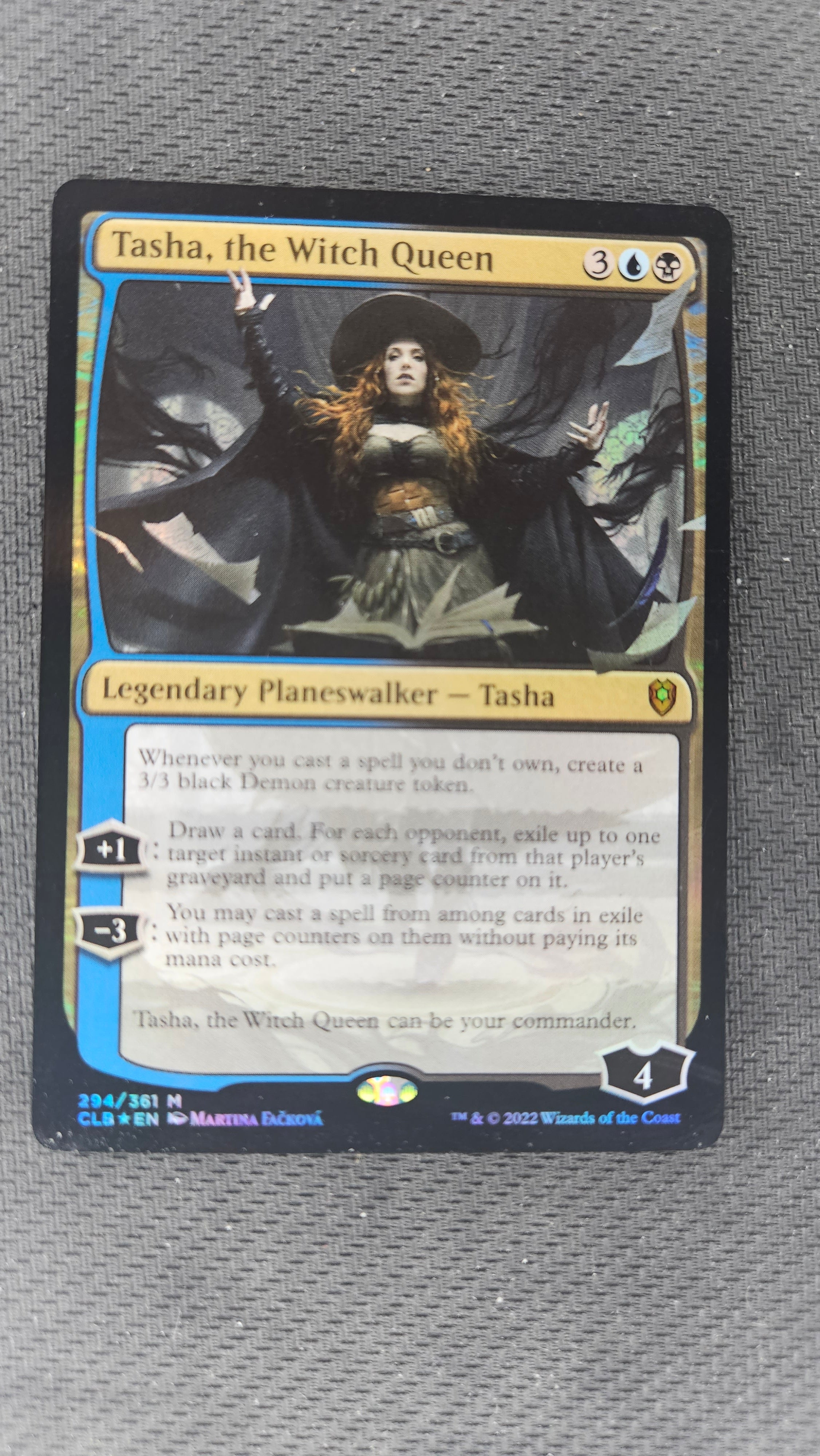 tasha mtg card 2022 MTG Commander Legends Baldur's Gate 294/361 Tasha, the Witch Quee