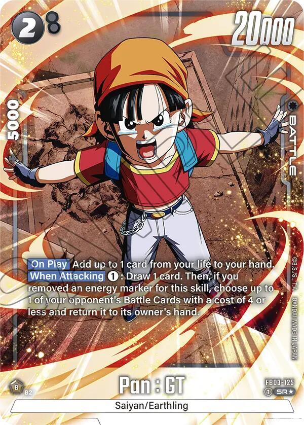 Pan GT FB03 125 Alternate Art FB03-125 (Raging Roar)  - Holofoil