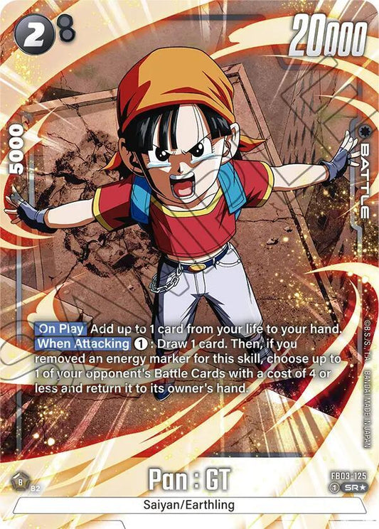 Pan GT FB03 125 Alternate Art FB03-125 (Raging Roar)  - Holofoil