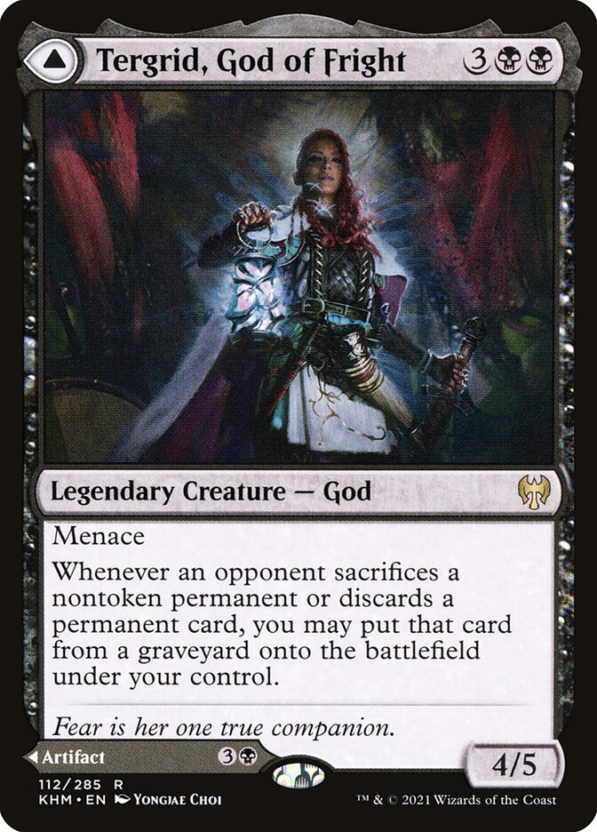 Tergrid, God of Fright // Tergrid's Lantern 112 (Kaldheim)  - Foil
