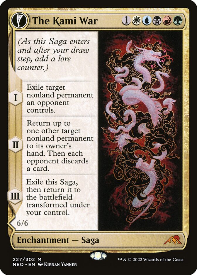 The Kami War // O-Kagachi Made Manifest 227 (Kamigawa: Neon Dynasty) 