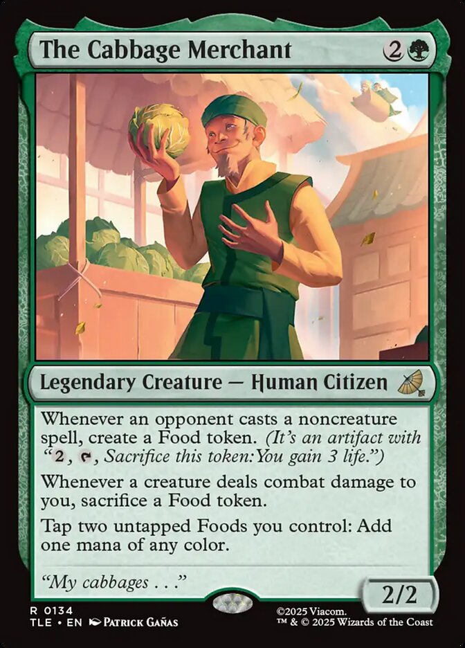 The Cabbage Merchant 134 (Avatar: The Last Airbender: Eternal-Legal)  - Foil