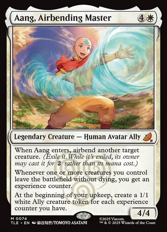Aang, Airbending Master 74 (Avatar: The Last Airbender: Eternal-Legal)  - Foil