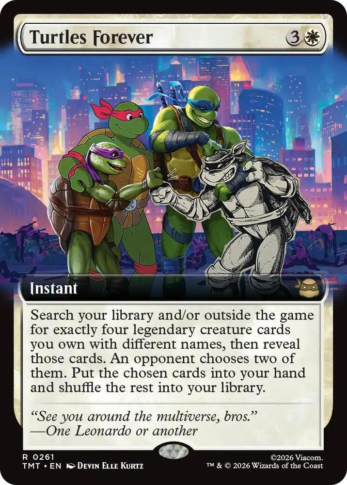 Turtles Forever 261/190 (Teenage Mutant Ninja Turtles)  - Extended Art