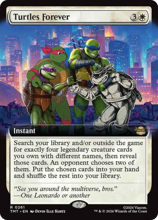 Turtles Forever 261/190 (Teenage Mutant Ninja Turtles)  - Extended Art
