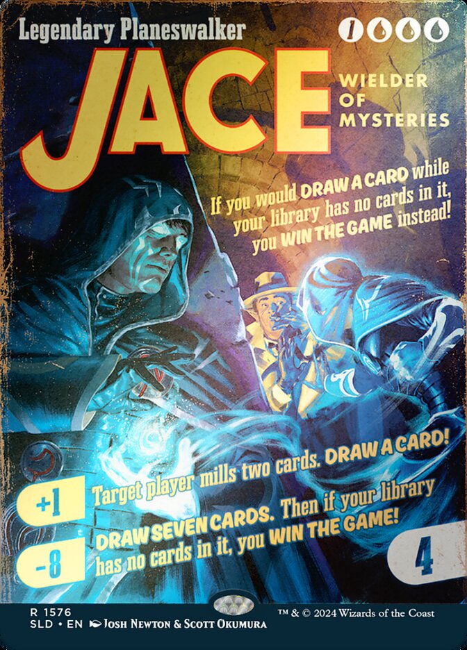 Jace, Wielder of Mysteries 1576 (Secret Lair Drop Series)  - Borderless Foil