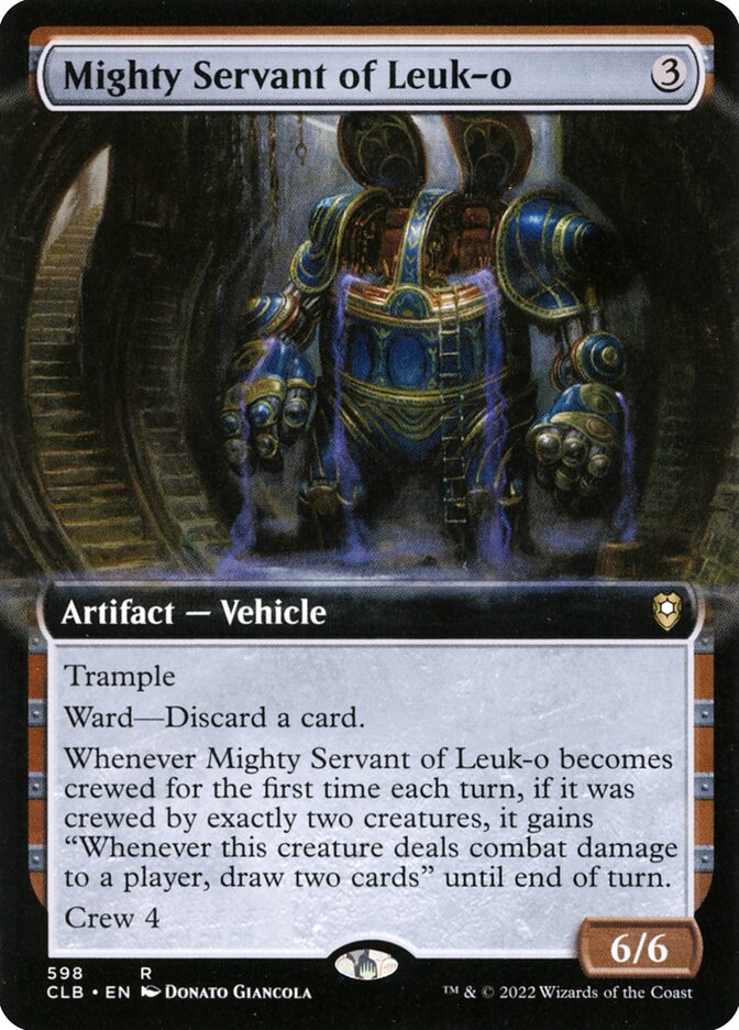 Mighty Servant of Leuk-o 598 (Commander Legends: Battle for Baldur's Gate)  - Foil