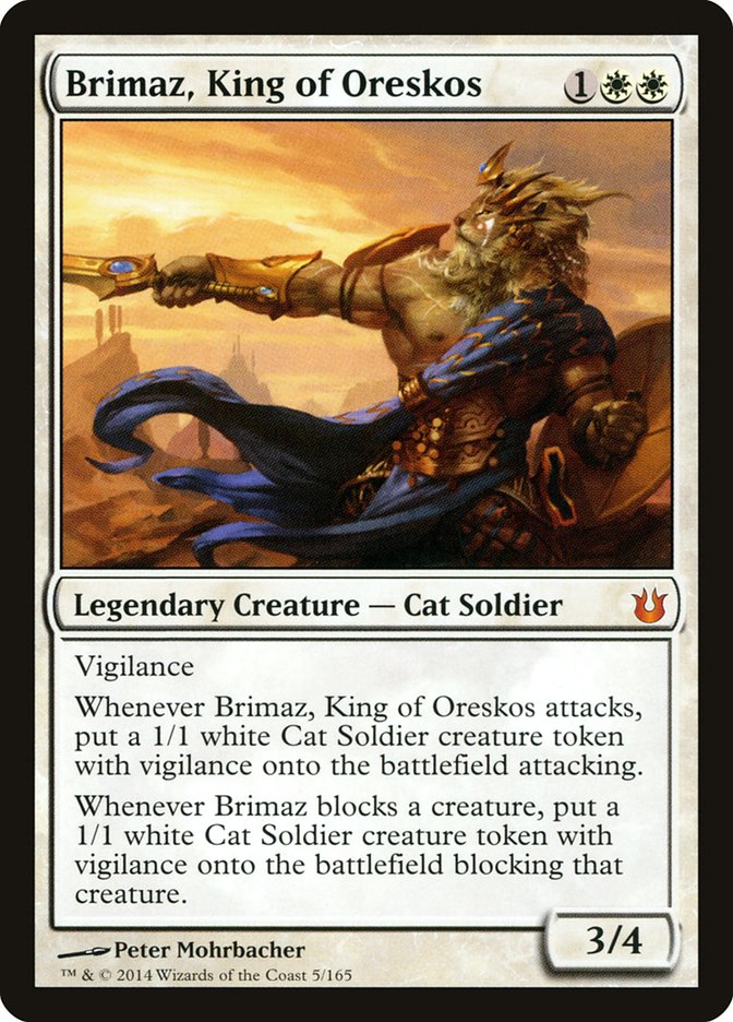 Brimaz, King of Oreskos 5 (Born of the Gods)  - Foil