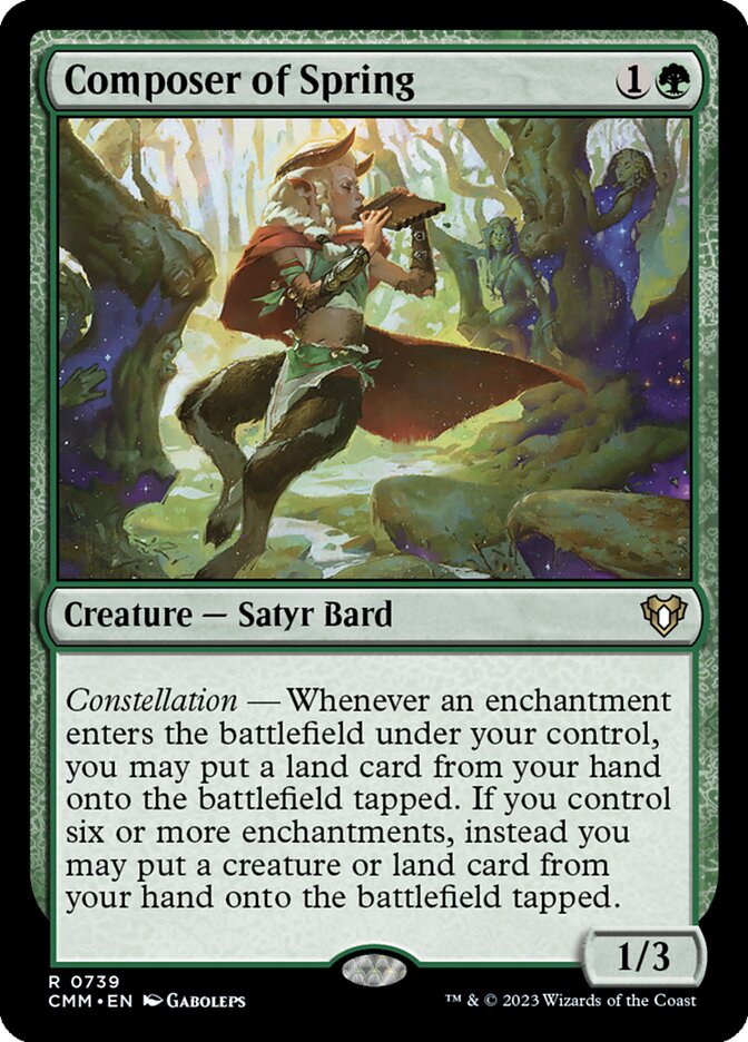 Composer of Spring 739 (Commander Masters) 