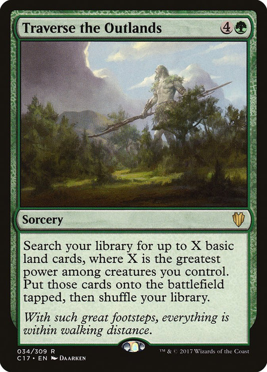 Traverse the Outlands 34/309 (Commander 2017) 
