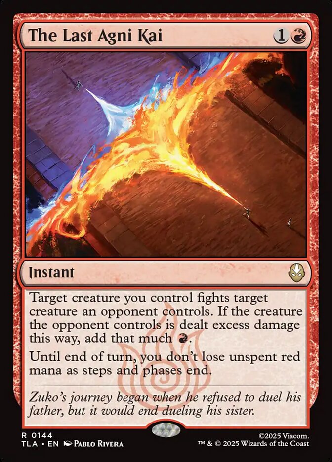 The Last Agni Kai 144 (Avatar: The Last Airbender)  - Foil