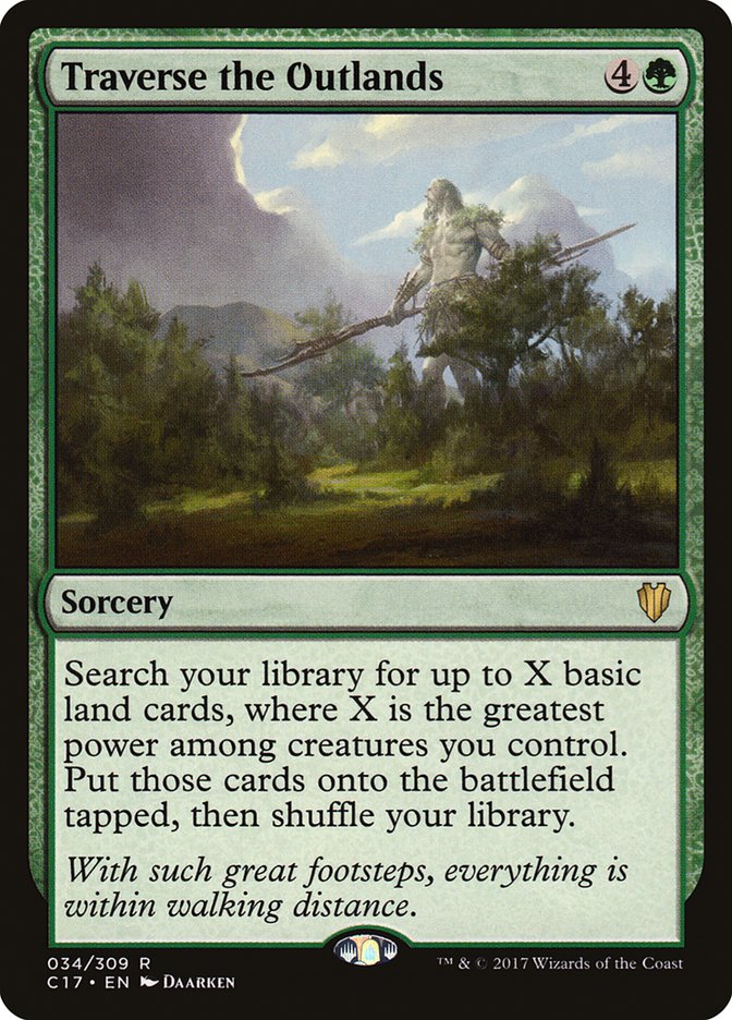 Traverse the Outlands 34/309 (Commander 2017) 