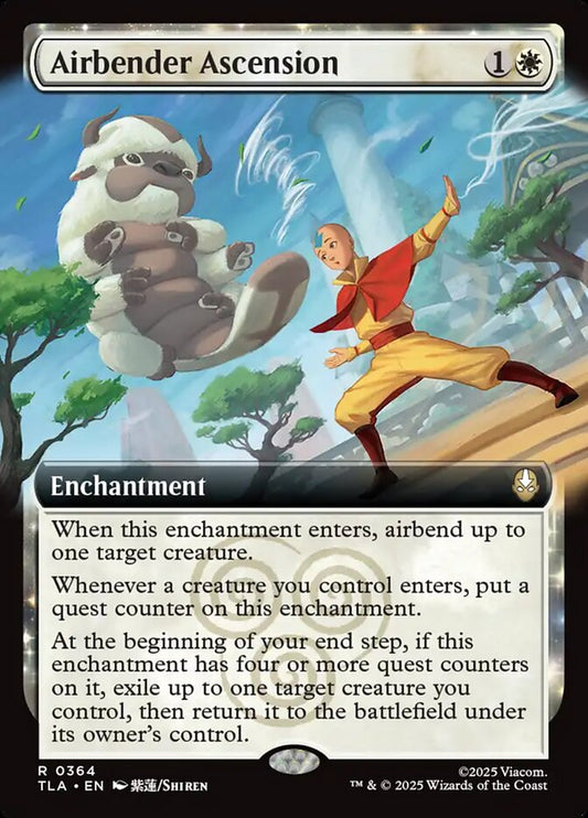 Airbender Ascension  364/286 (Avatar: The Last Airbender)  - Extended Art Foil