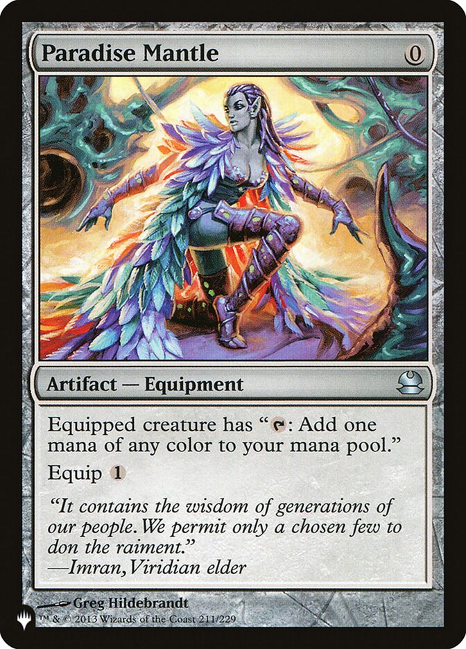 Paradise Mantle 211/229 (The List Reprints) 