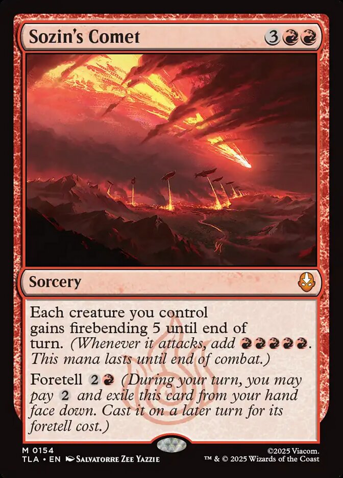 Sozin's Comet 154/286 (Avatar: The Last Airbender)  - Foil