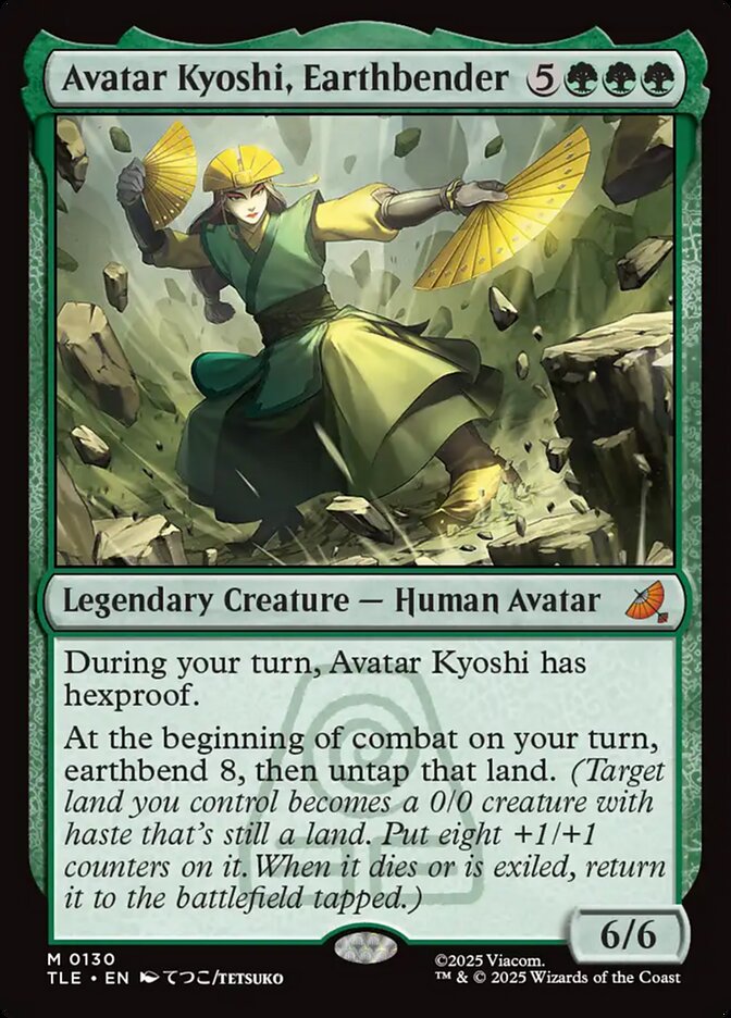 Avatar Kyoshi, Earthbender 130/317 (Avatar: The Last Airbender: Eternal-Legal)  - Foil