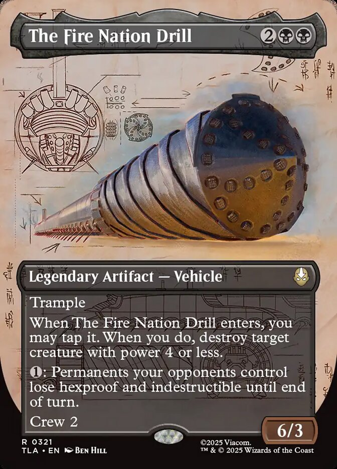 The Fire Nation Drill  321/286 (Avatar: The Last Airbender)  - Borderless Foil