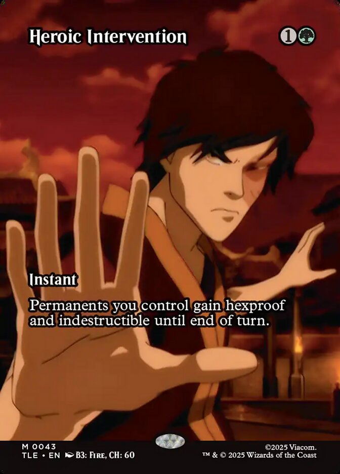 Heroic Intervention 43 (Avatar: The Last Airbender: Eternal-Legal)  - Borderless