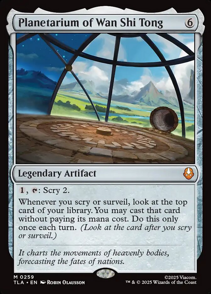 Planetarium of Wan Shi Tong 259/286 (Avatar: The Last Airbender)  - Foil