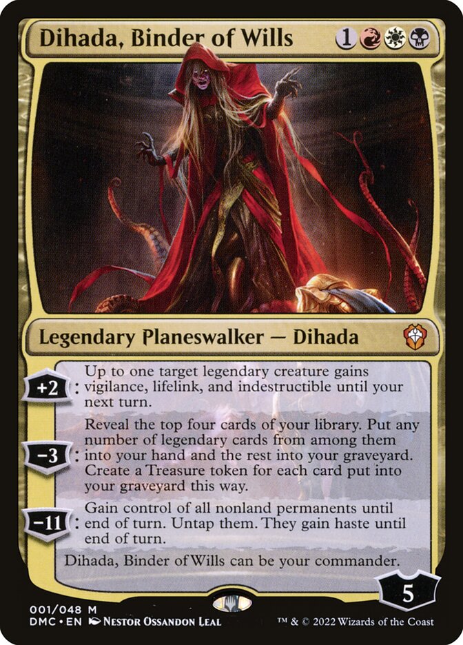 Dihada, Binder of Wills 1 (Commander: Dominaria United)  - Foil