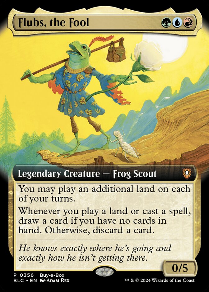 Flubs the Fool Extended Art 356 (Buy-A-Box Promos) 