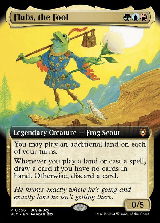 Flubs the Fool Extended Art 356 (Buy-A-Box Promos) 