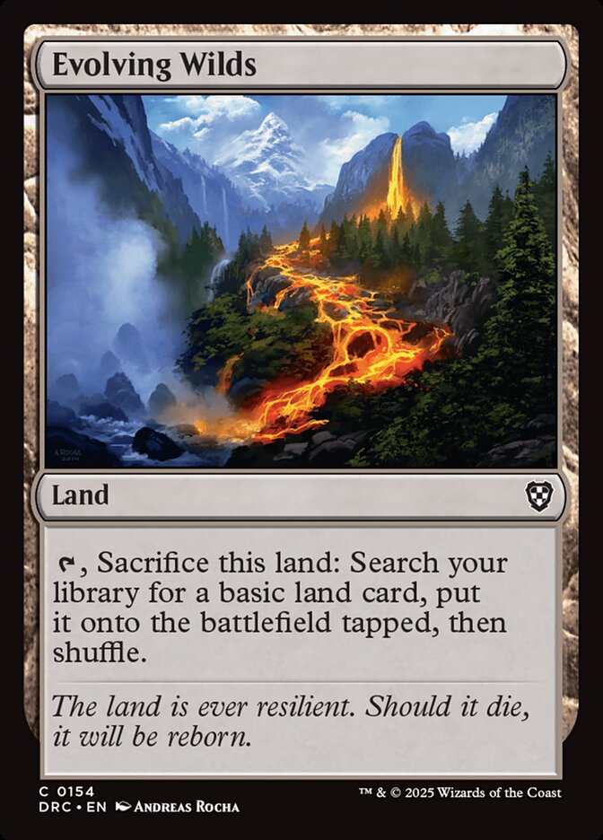 Evolving Wilds 154/187 (Commander: Aetherdrift) 