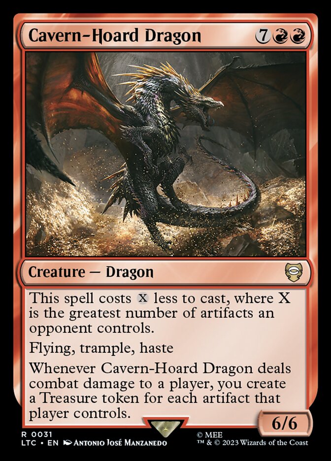 Cavern-Hoard Dragon 31 (Commander: The Lord of the Rings: Tales of Middle-earth) 