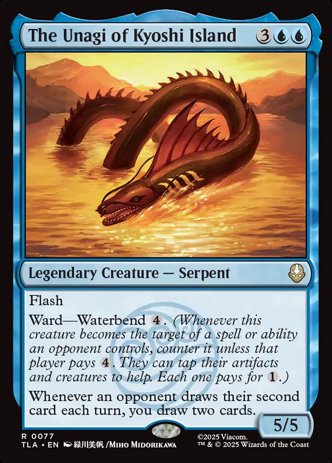 The Unagi of Kyoshi Island 77 (Avatar: The Last Airbender)  - Foil