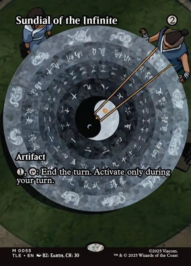 Sundial of the Infinite 55 (Avatar: The Last Airbender: Eternal-Legal)  - Borderless