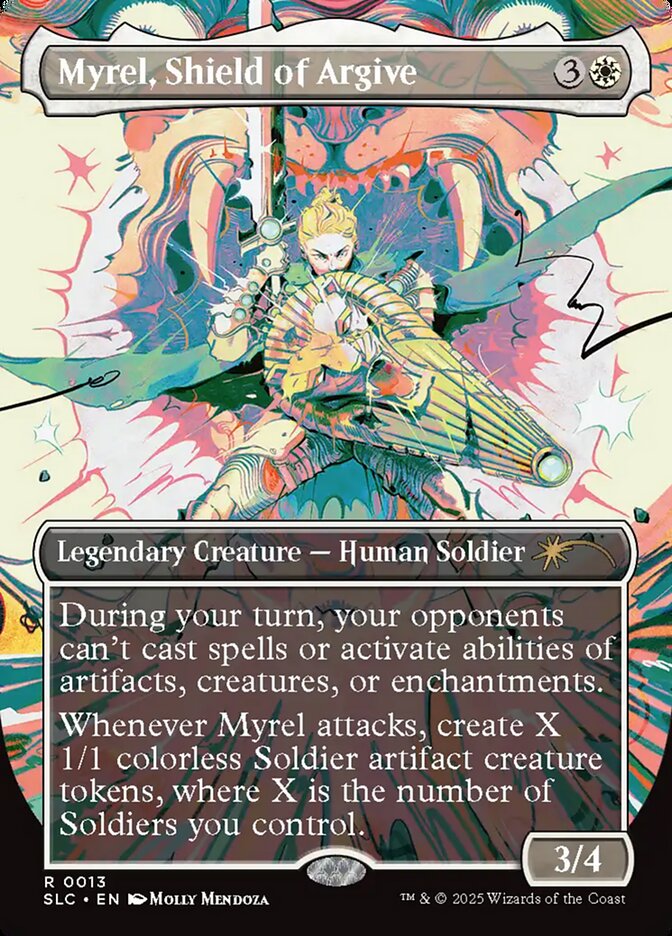 Myrel, Shield of Argive 13 (Secret Lair Countdown Kit)  - Borderless