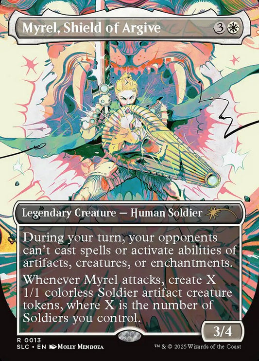 Myrel, Shield of Argive 13 (Secret Lair Countdown Kit)  - Borderless