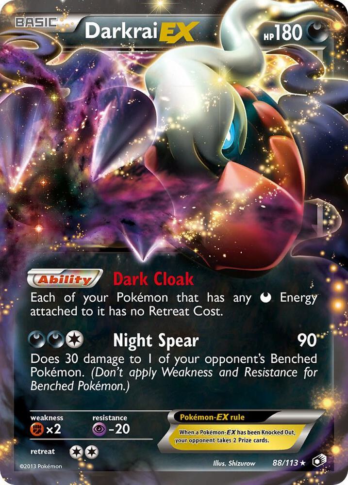 Darkrai EX 88/113 (Legendary Treasures)  - Holofoil