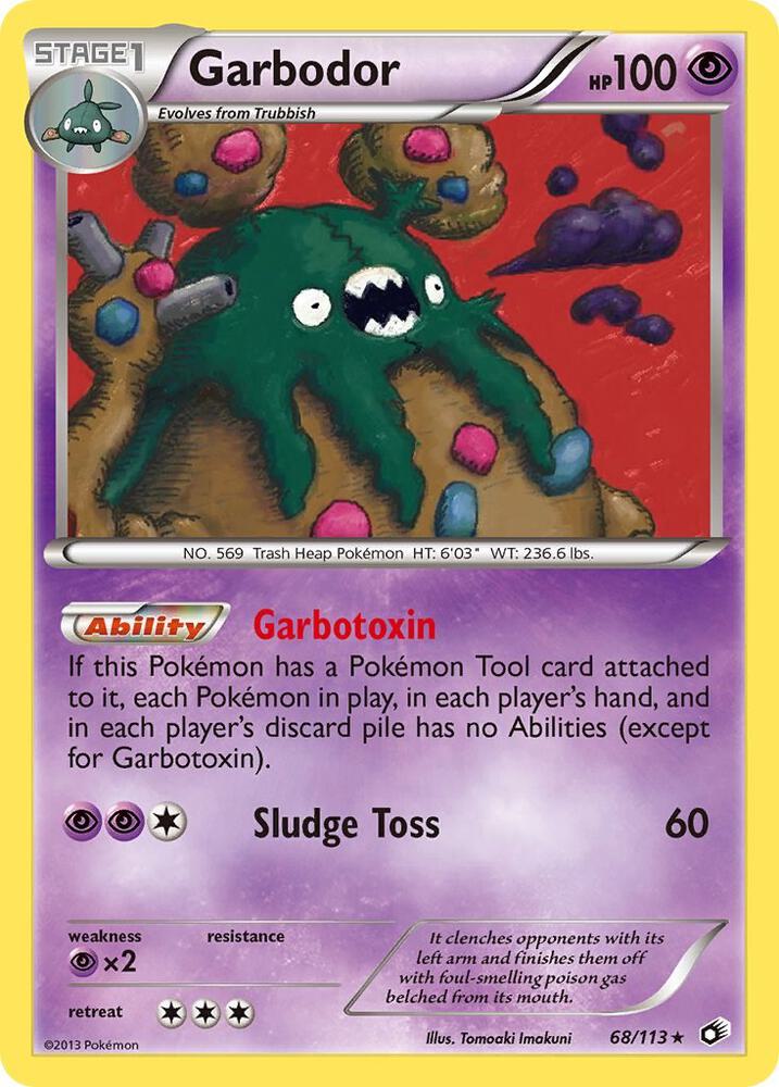 Garbodor 68/113 (Legendary Treasures)  - Holofoil