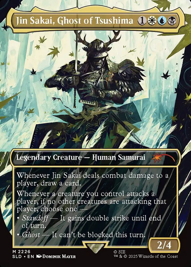 Jin Sakai, Ghost of Tsushima 2226 (Secret Lair Drop Series)  - Borderless