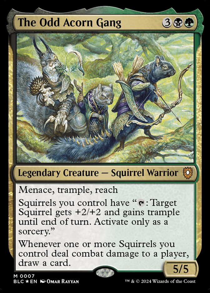 The Odd Acorn Gang 7 (Commander: Bloomburrow)  - Foil