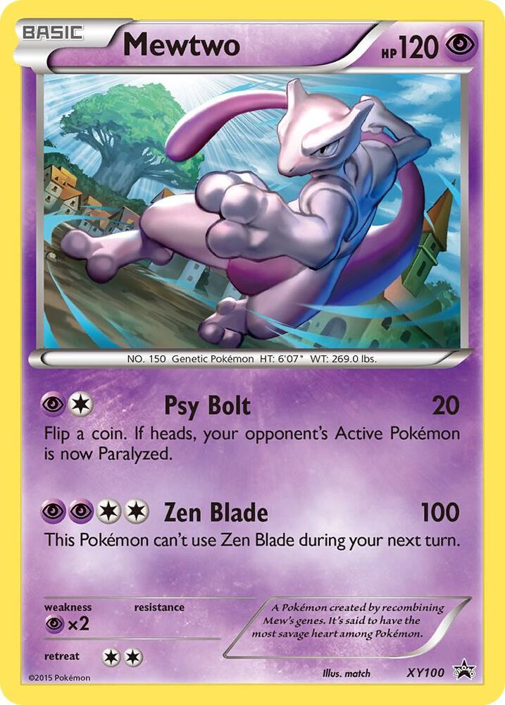 Mewtwo XY100 (XY Promos)  - Holofoil