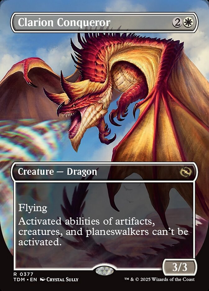 Clarion Conqueror 377 (Tarkir: Dragonstorm)  - Borderless