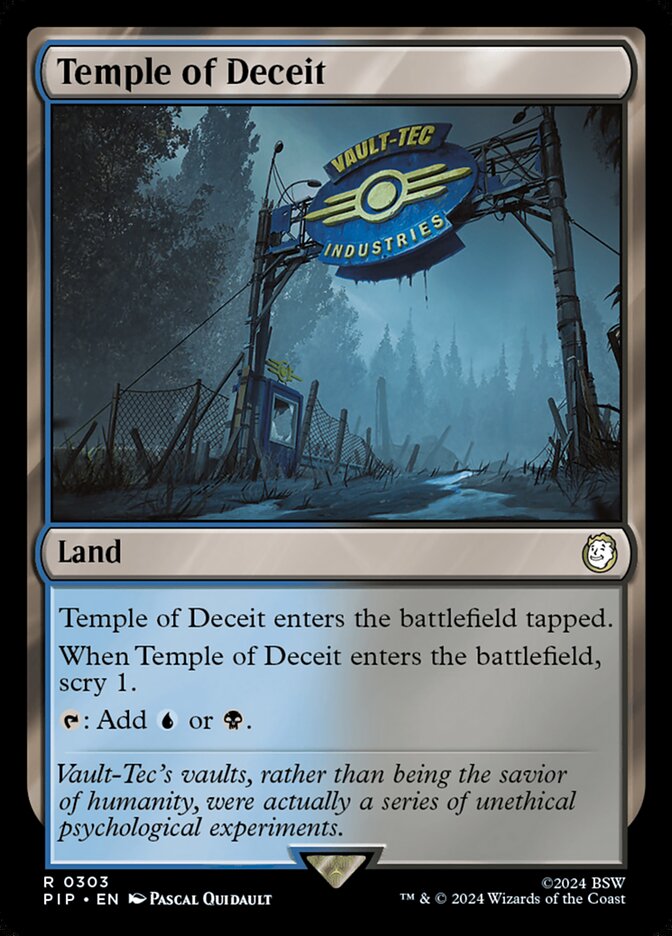 Temple of Deceit 303 (Universes Beyond: Fallout) 
