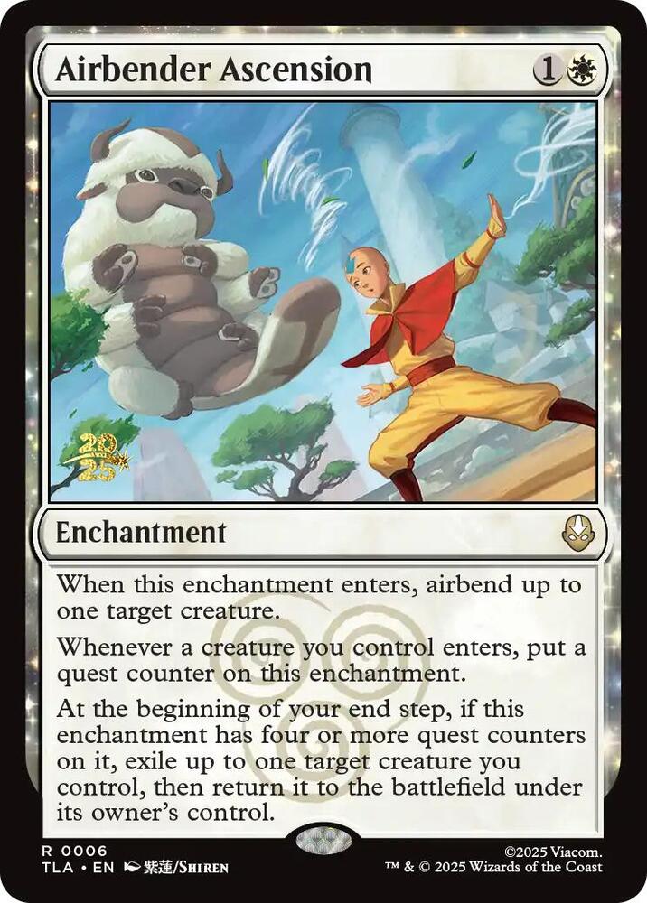 Airbender Ascension 6s/88 (Prerelease Cards)  - PreRelease Foil