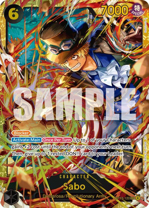 Sabo OP13-120 (Carrying On His Will)  - Foil