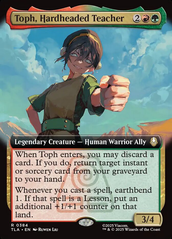 Toph, Hardheaded Teacher 384 (Avatar: The Last Airbender)  - Extended Art Foil