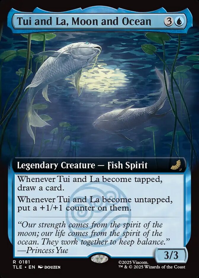 Tui and La, Moon and Ocean 181/317 (Avatar: The Last Airbender: Eternal-Legal)  - Extended Art