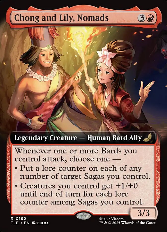Chong and Lily, Nomads 192/317 (Avatar: The Last Airbender: Eternal-Legal)  - Extended Art