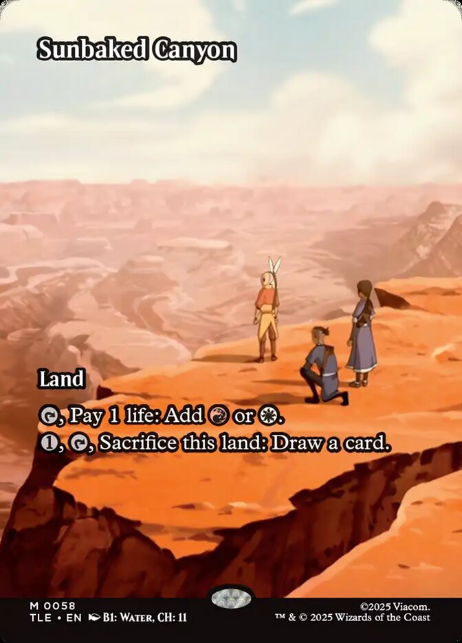Sunbaked Canyon 58/317 (Avatar: The Last Airbender: Eternal-Legal)  - Borderless