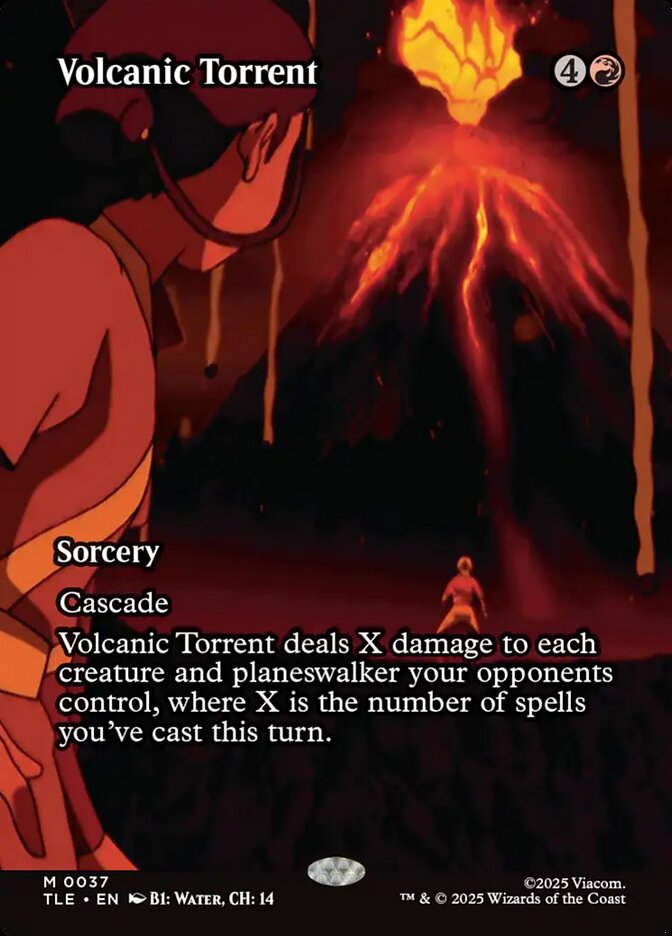 Volcanic Torrent 37/317 (Avatar: The Last Airbender: Eternal-Legal)  - Borderless