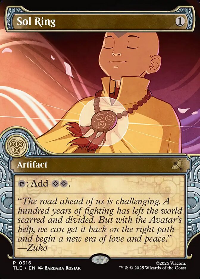 Sol Ring 316 (Avatar: The Last Airbender: Eternal-Legal)  - Showcase