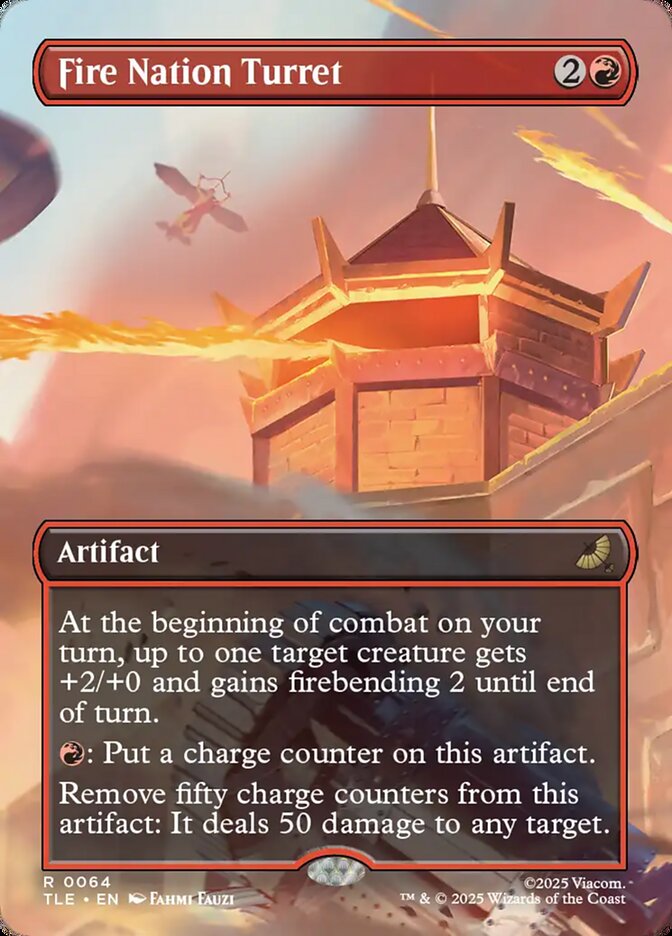 Fire Nation Turret 64/317 (Avatar: The Last Airbender: Eternal-Legal)  - Borderless Foil